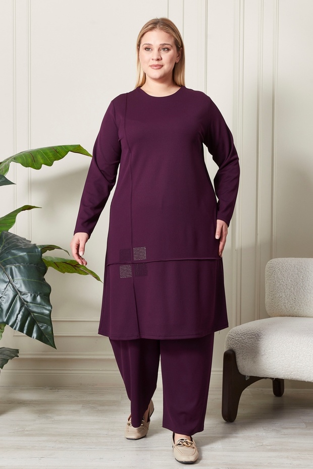 Women's Plus Size Seasonal Combed Cotton Suit