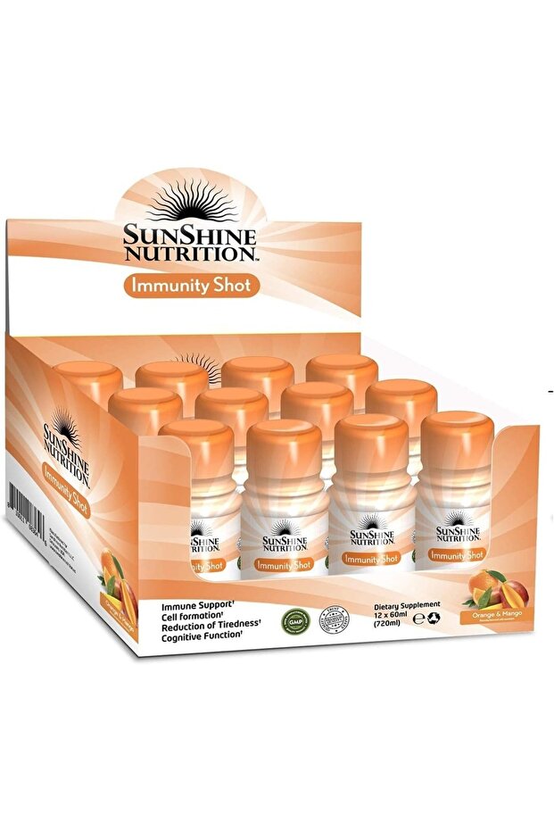 Nutrition Immunity Shot - Orange And Mango, Pack Of 12 X 60 Ml Each