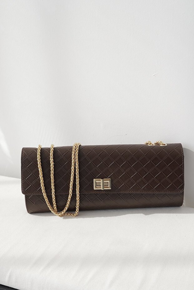 Patterned Rectangular Bag - 1