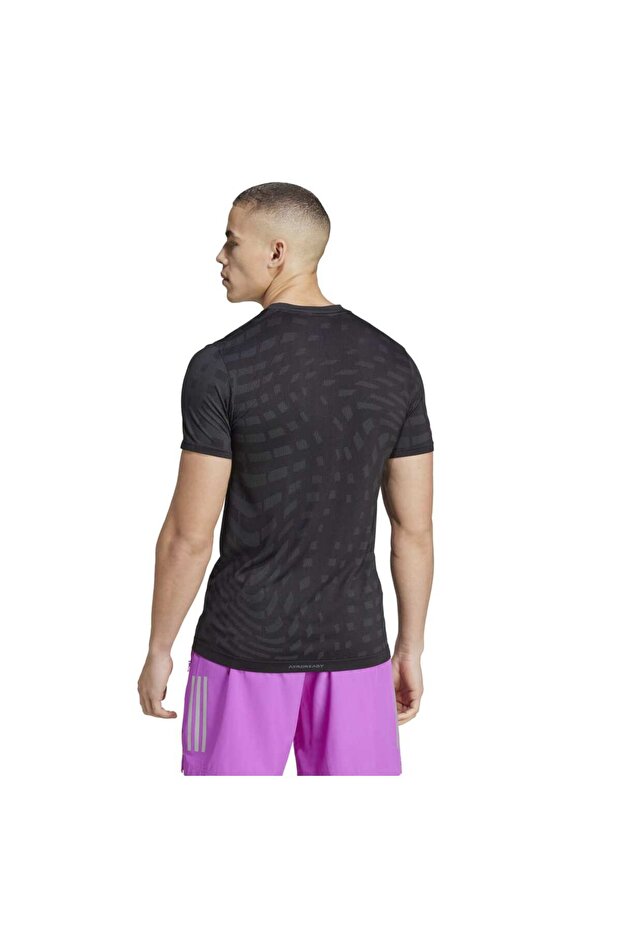 Gym + Training Seamless Erkek Yuvarlak Yaka Tişört - 4