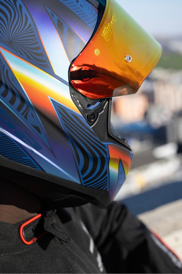 RAPID 2 OPTIK MAT MAVİ-MOR KASK - 5