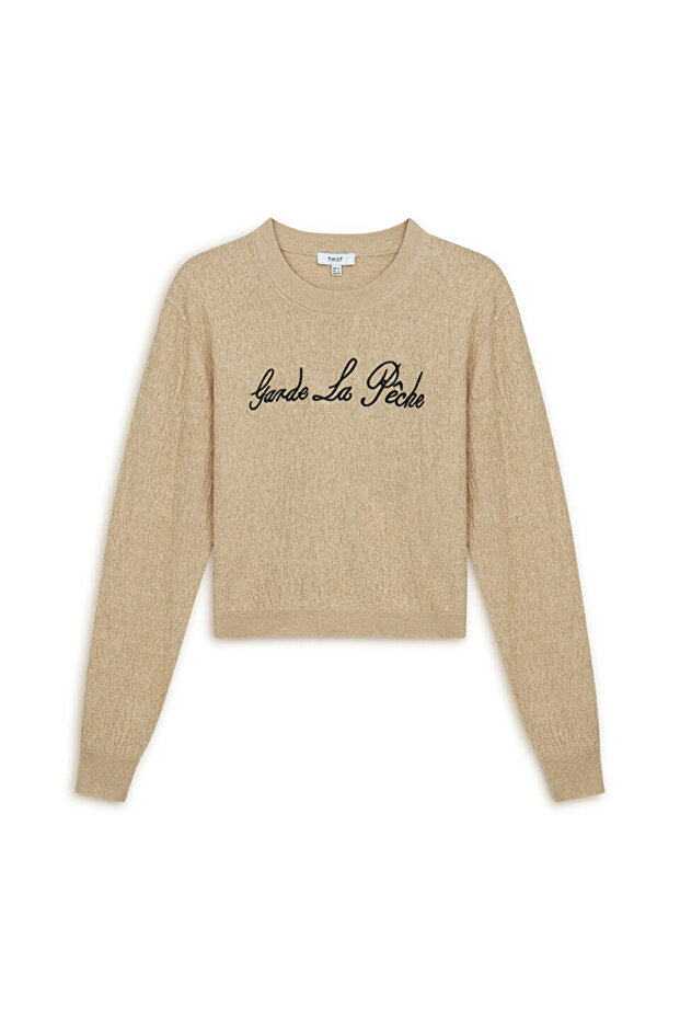 SLOGAN NAKIŞLI TRİKO - 3