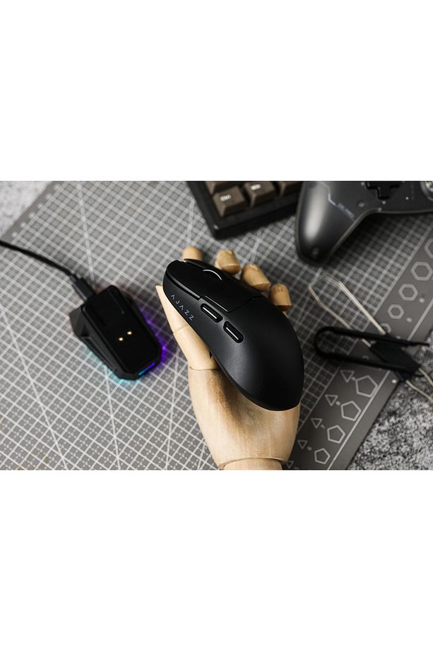 AJAZZ AJ179 PRO 3 Modlu 8000Hz 26.000 DPI Manyetik Şarj İstasyon PAW 3395 Optik Sensör Gaming Mouse - 4