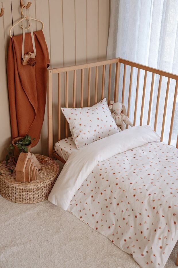 Baby Size Duvet Cover Set (100X150 cm) | Boho Floral