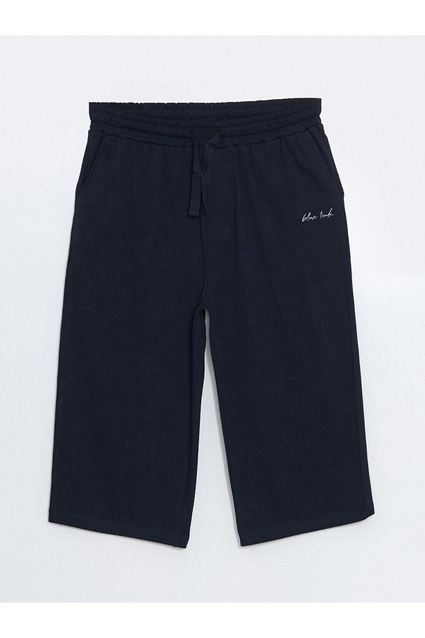 Standart Kalıp Erkek Pijama Alt Şort - 5