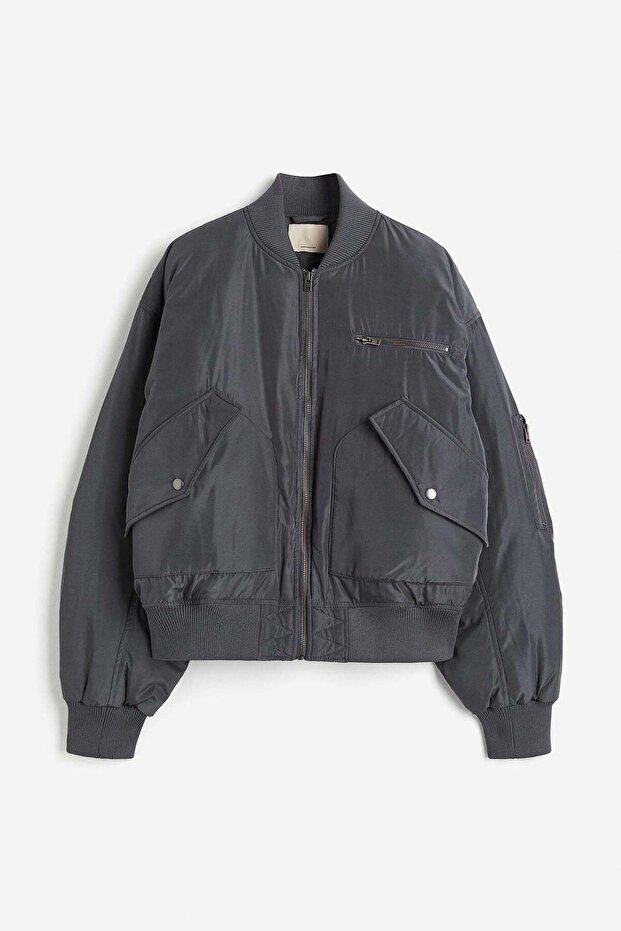 Down bomber jacket - 1