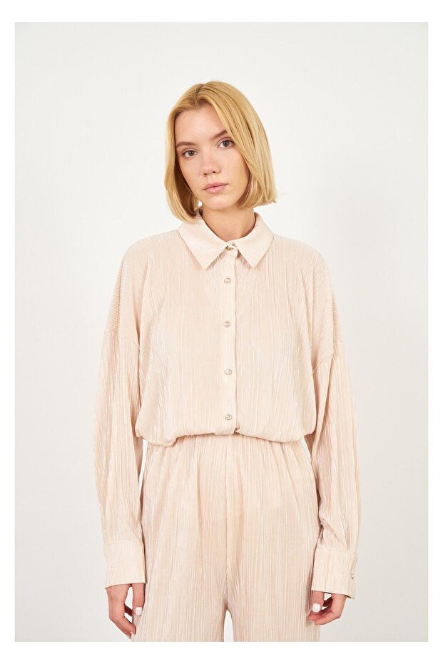 Piliseli Örme Gömlek - 3