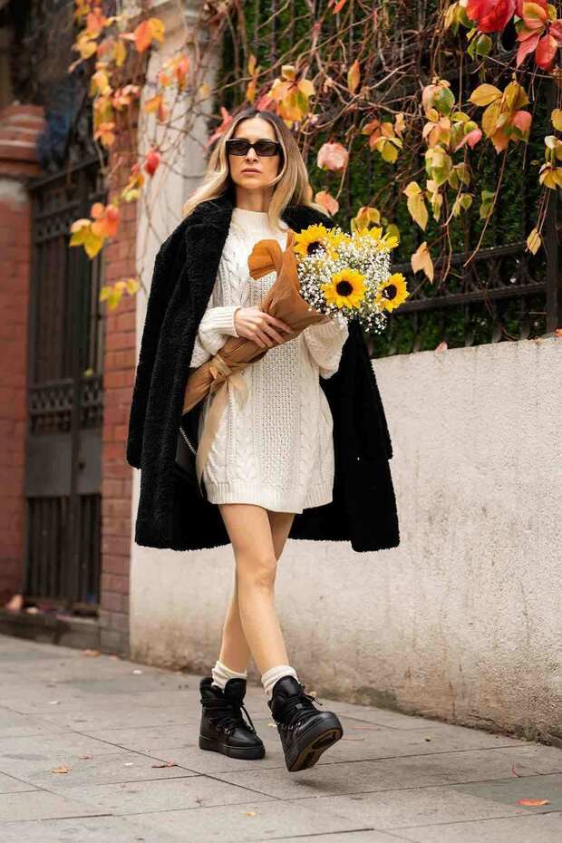 Kürklü Sneaker Bot 365050 - 4