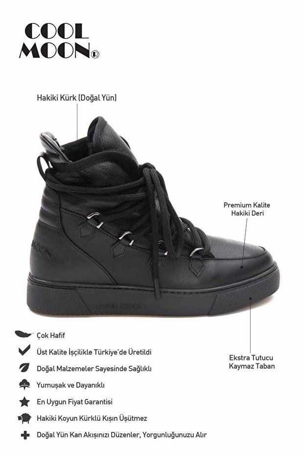 Kürklü Sneaker Bot 365050 - 3