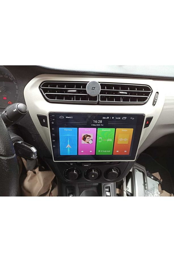 C-ELYSEE ANDROİD AUTO CARPLAY 4RAM/64 MULTİMEDYA usb dvd KAMERA - 1