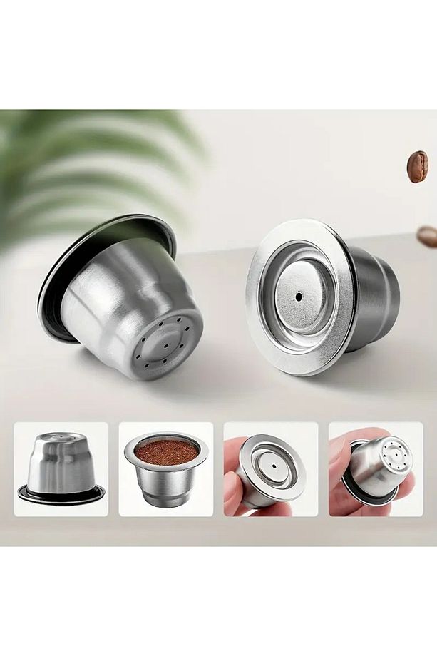 1 Adet Nespresso Doldurulabilir Çelik Kahve Kapsülü (YIKAYIP TEKRAR KULLANABİLİRSİNİZ) - 2
