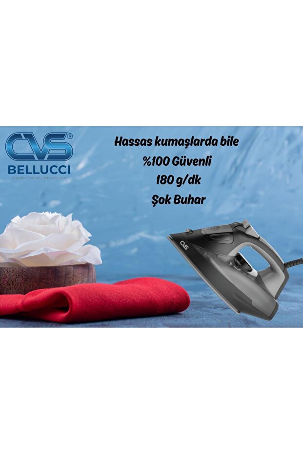 DN 5480 BELLUCCİ Seramik 2600 Watt Ütü - 1