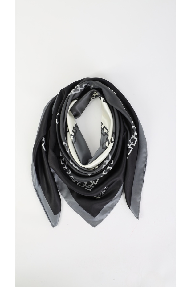 Chain Pattern Imported Silk Satin Scarf