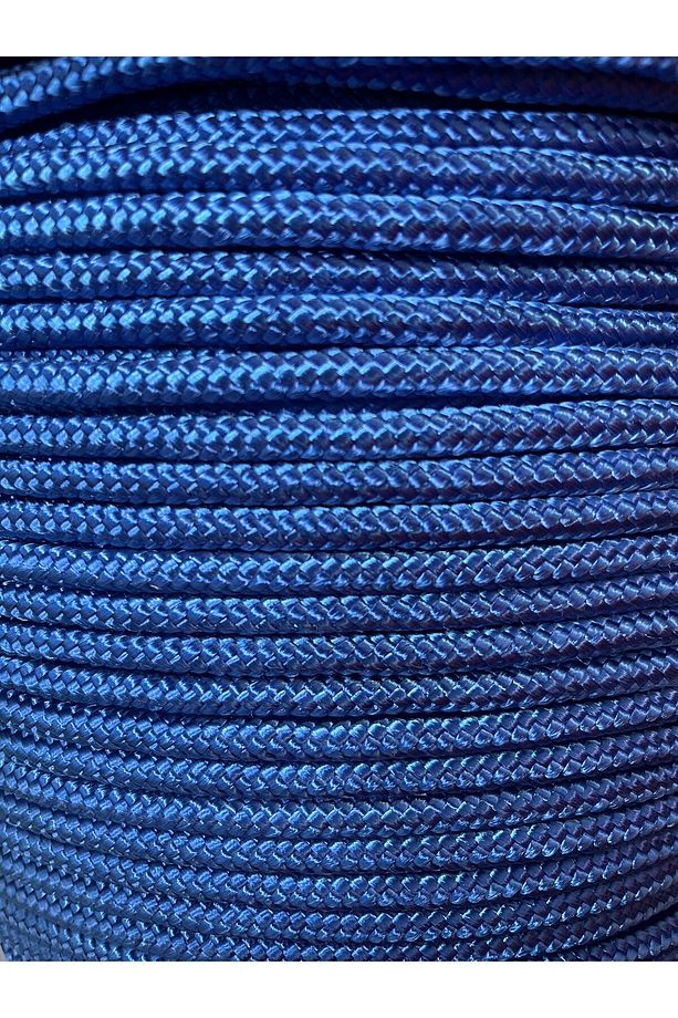 Renkli İskota Halat İp Mavi 6 Mm 10 Metre - 1
