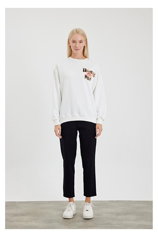 Next Baskılı Sweatshirt - 2