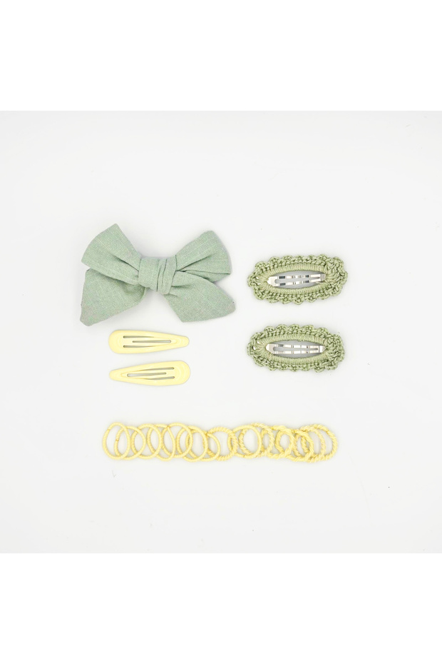 Sage&Yellow Girl's Baby Buckle Set