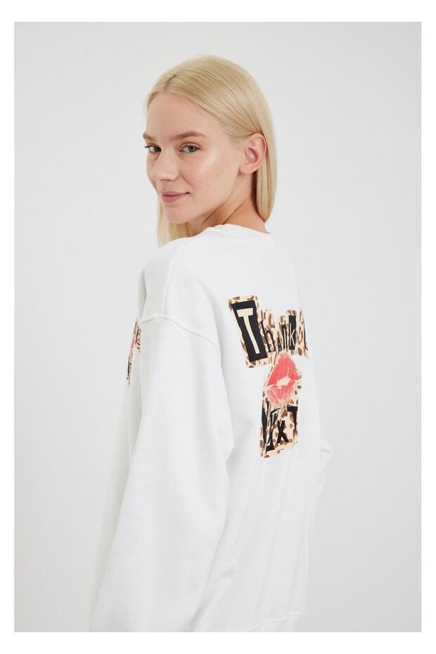 Next Baskılı Sweatshirt - 5