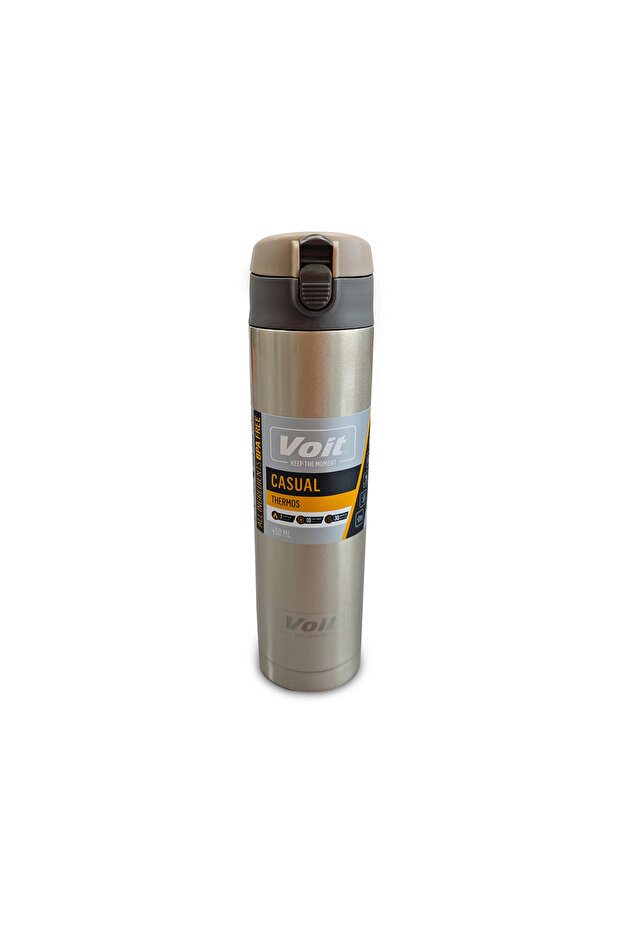 Casual Thermos 450 ml | 304 Stainless Steel, Double Walled, Vacuum Insulated