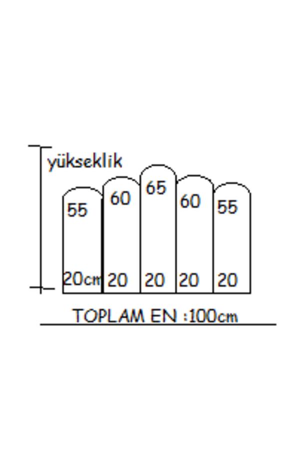 YATAK BAŞLIĞI-TEK KİŞİLİK 100CM-5 ADET PANEL - 3