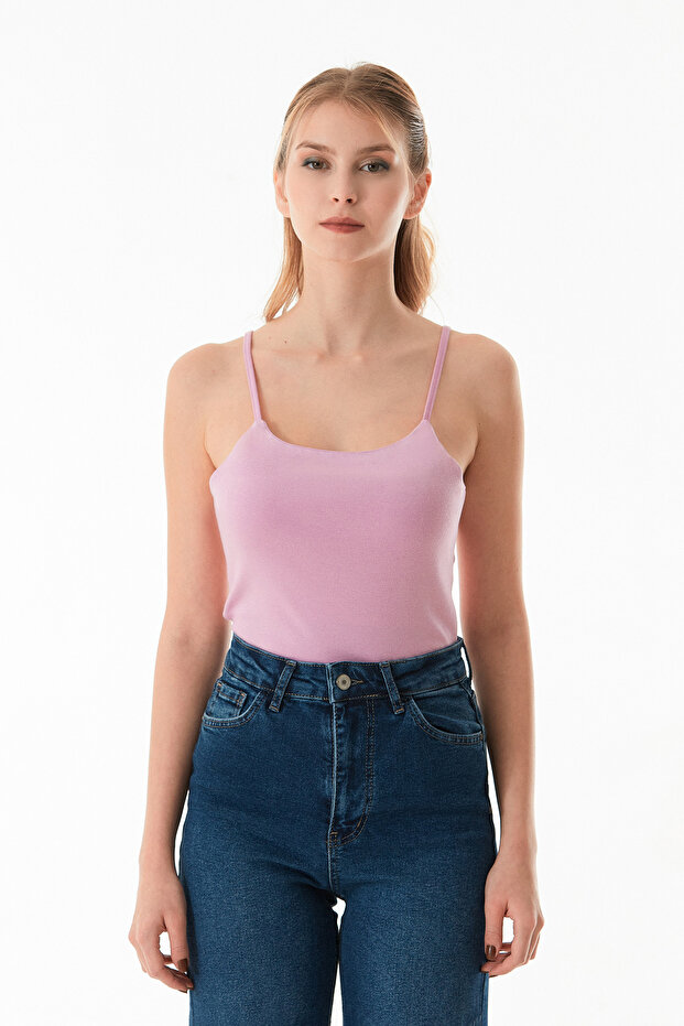 Basic Çıtçıtlı İp Askılı Body - 8