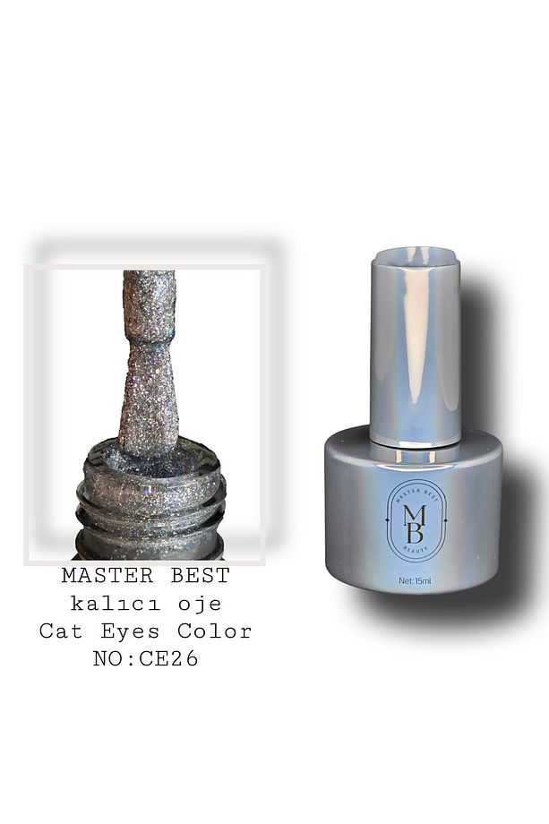 Master Best Kalıcı Oje Cat Eyes 15 ml CE26 - 1