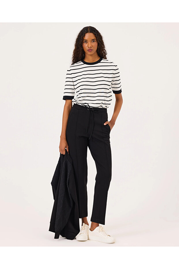 Elastik Bel Bilek Boy Eşofman Altı - 1