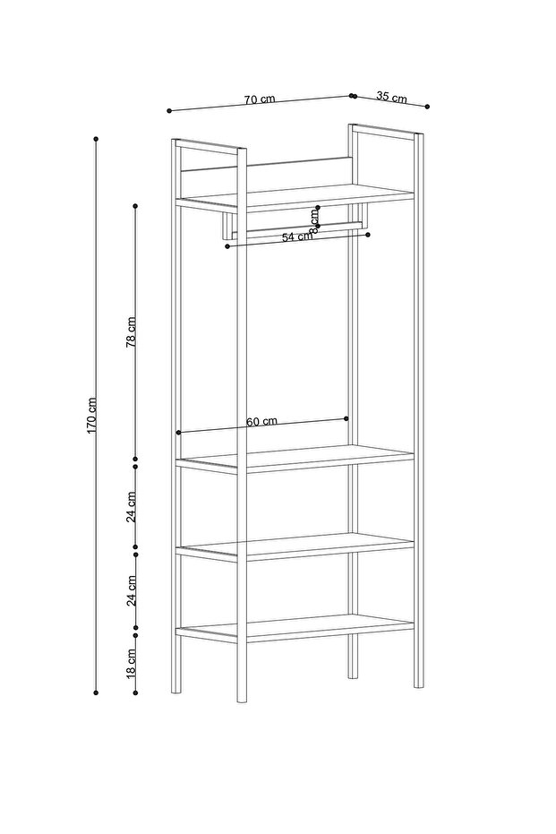 LİYA AÇIK DOLAP - 6