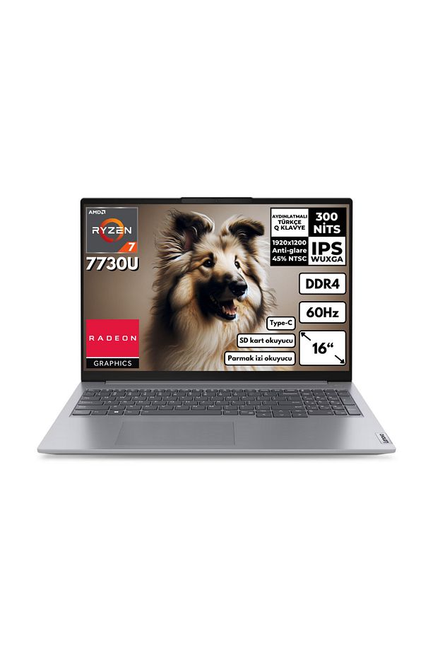ThinkBook 16 G6 R7-7730U 16GB 256 GBSSD 16" WUXGA Windows 10 Pro 21KK000WTRHMF97 - 1