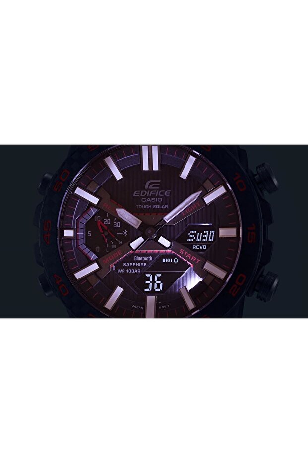 ساعة EDIFICE Suspension الرجالية، إصدار محدود، بمناسبة الذكرى الخمسين - ECB-2000SS-2ADR - 5