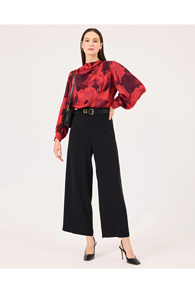 Geniş Paçalı Pantolon - 1