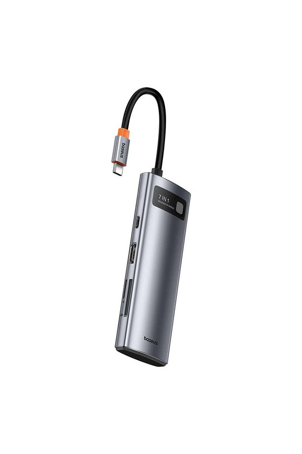 StarJoy 7-Port HUB （Type-C to HDMI4K@60Hz*1+USB3.0*3+PD*1+SD/TF*1) - Uzay Grisi - 3