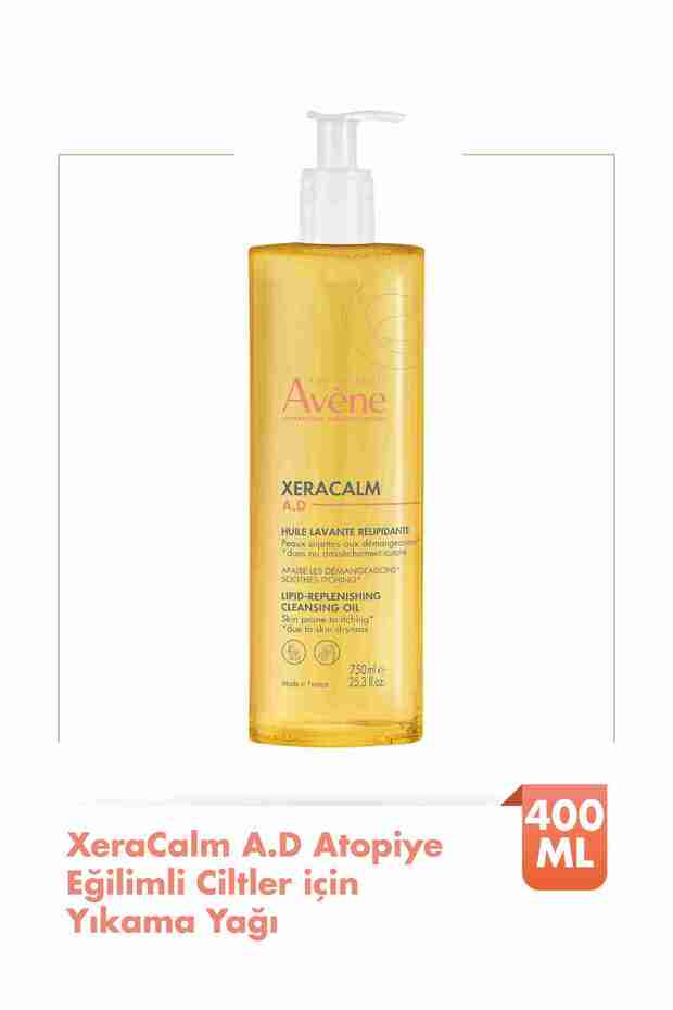 XeraCalm A.D.Atopiye Eğilimli Ciltler için Yıkama Yağı 400 ml - 1