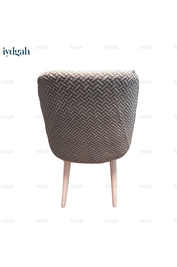 Tuğla Desen Kaliteli Büyük Oval Sandalye Kılıfı, Sandalye Örtüsü, Hasır Desen, Lastikli 1 Adet Taş - 5