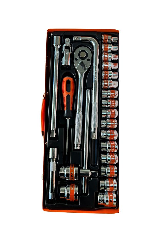 Tatian 25 Parça Lokma Takımı Tornavida Uzatma Cırcır 1/2" 6 Köşe - 3
