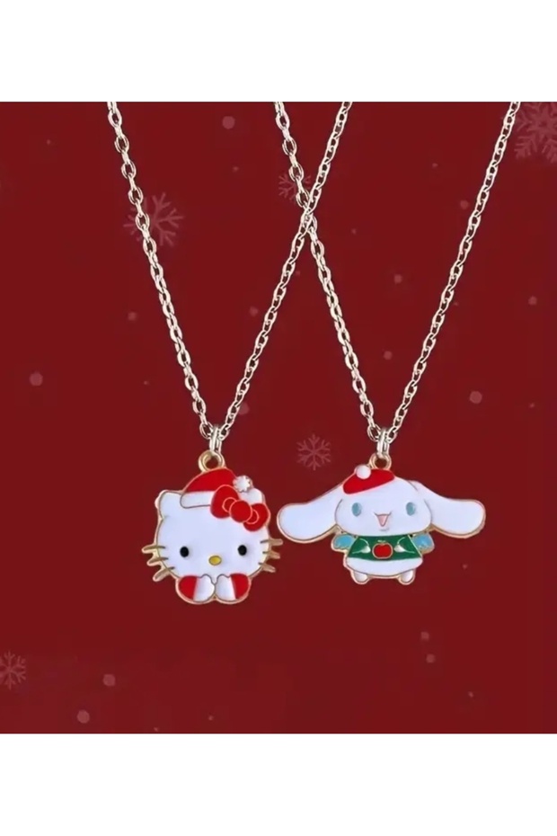 Sanrio Cinnamoroll Sevimli Hello Kitty ve Arkadaşları Sevimli Kolye - 1