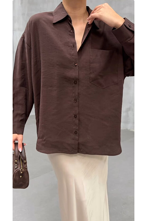 Oversize Gömlek Tunik - 1