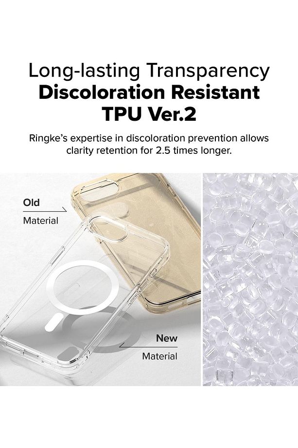 Apple iPhone 16e Kılıf Magsafe Wireless Kablosuz Şarj Destekli Sert Silikon Şeffaf Kapak Manyetik - 3