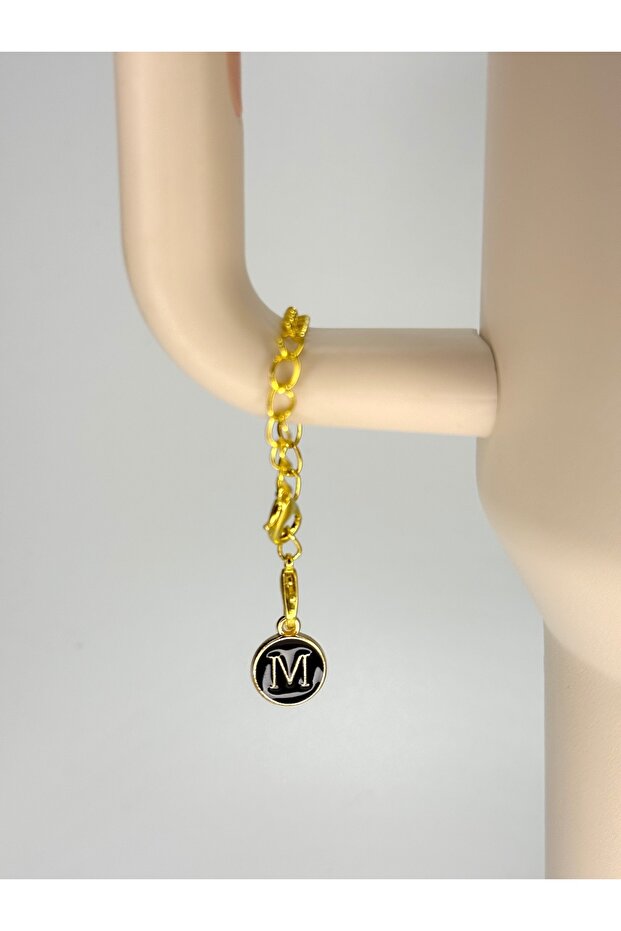 Black Thermos Compatible Accessory with Letter M/Letter m Thermos Charm/Letter Thermos Ornament