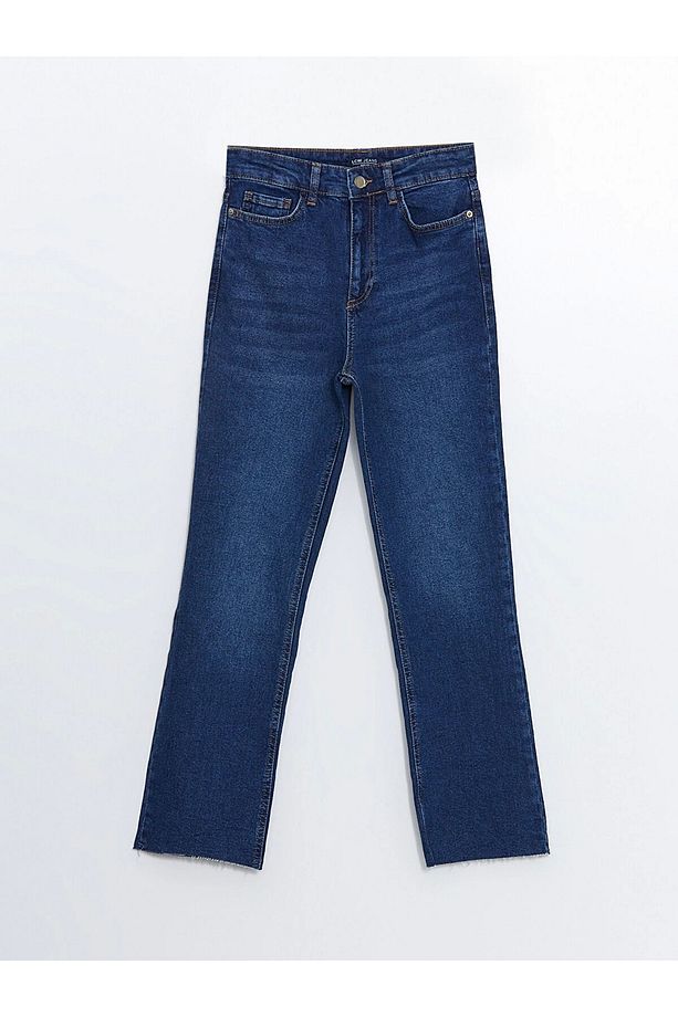 LCW Jeans İndigo Mars Flare Kadın Jean Pantolon - 5