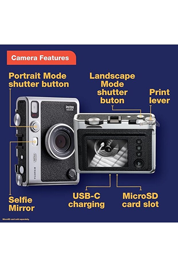 Instax Mini Evo Instant Camera - 4