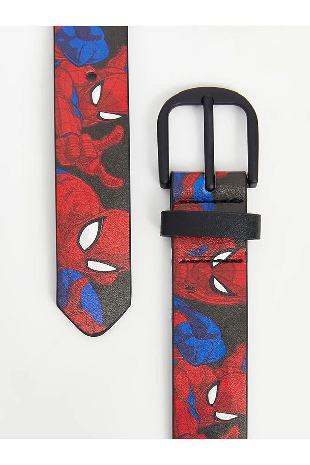 LCW ACCESSORIES Siyah Spider-Man Baskılı Erkek Çocuk Kemer - 3