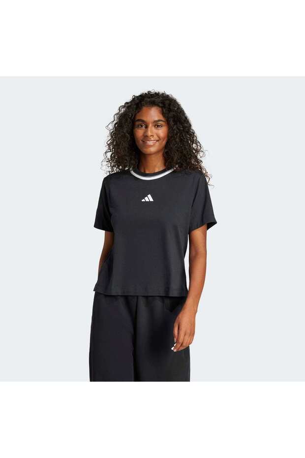 Essentials Kadın Siyah Tişört (JD5551) - 1