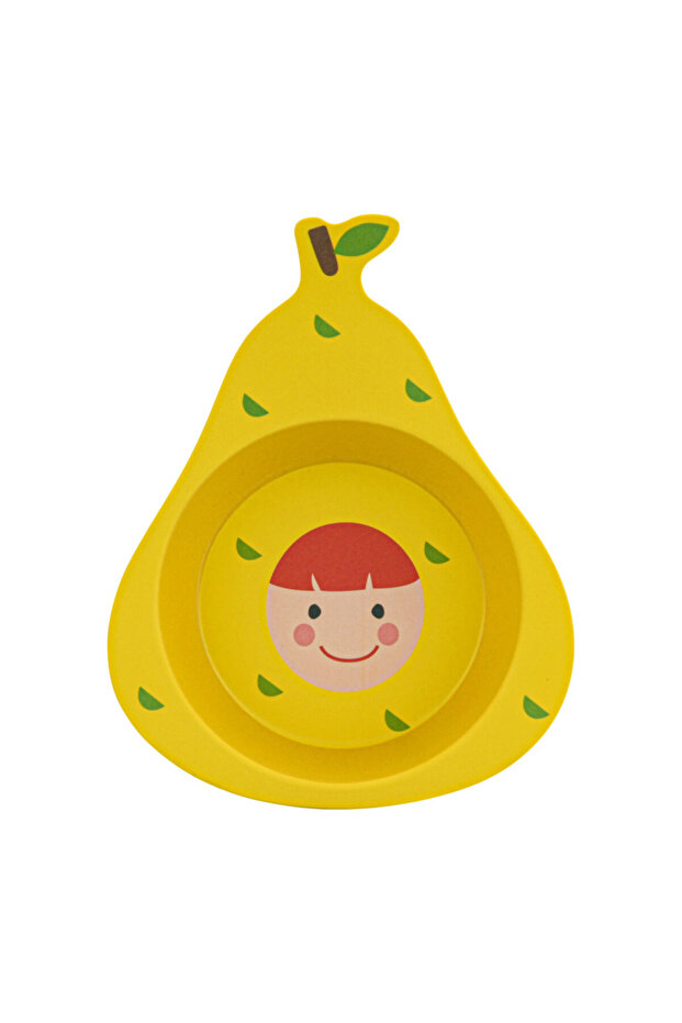Pear Shape Deep Plate Multicolour 19cm