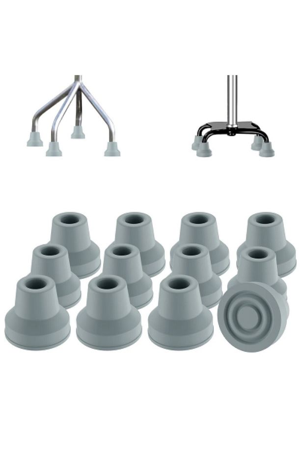 İTHAL TETRAPOD / QUATROPOD  LASTİĞİ 4 AYAKLI BASTON LASTİĞİ  * TOPLAM 4 ADET - 3