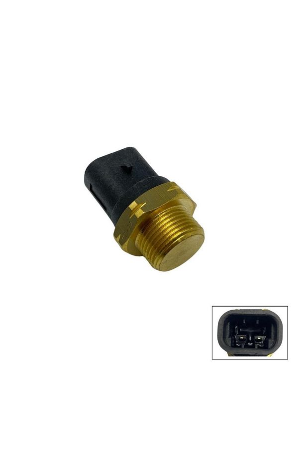 FAN MÜŞÜRÜ 92/87 °C (2 FİŞ SOKETLİ) FIAT ALBEA/PALIO/TEMPRA/TIPO/UNO-TOFAŞ DOĞAN SLX/KARTAL SLX - 1