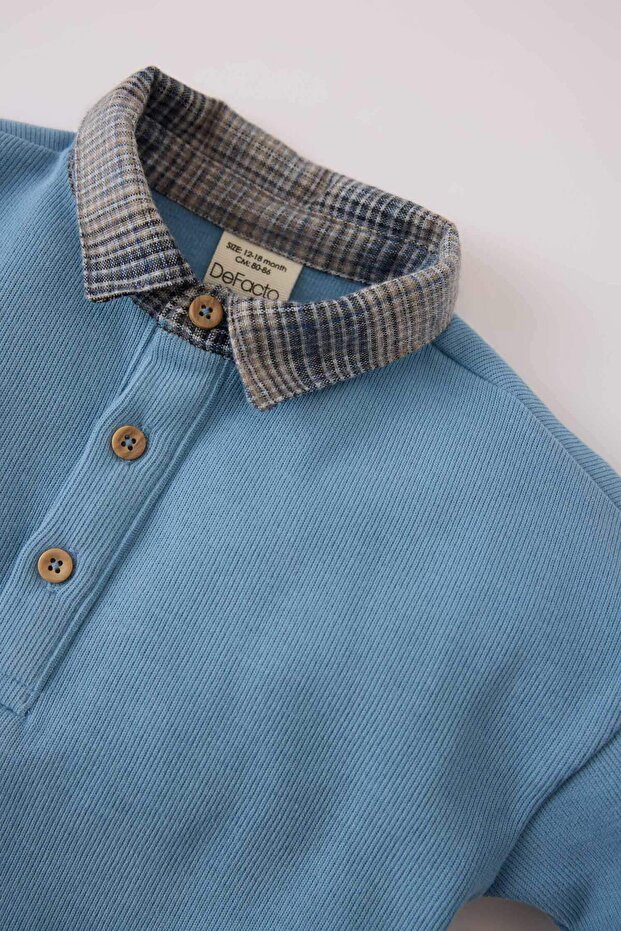 Mavi Erkek Bebek Alt-Üst Takım E0321A5/BE455 - 3