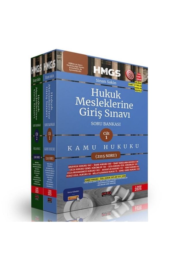Hmgs Hukuk Mesleklerine Giriş Sınavı Soru Bankası Savaş Yayınları 2025 - 1