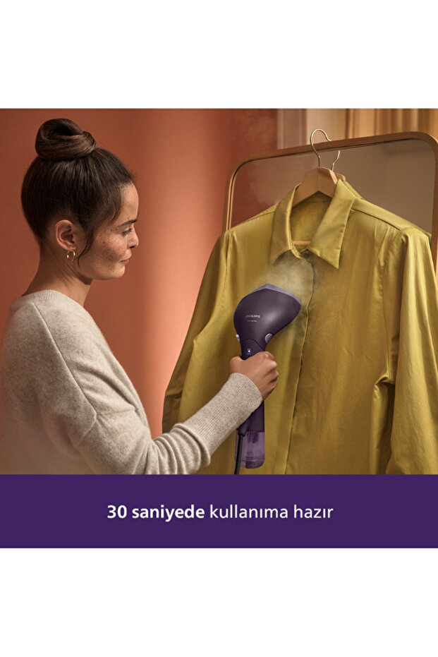 STH7050/30 Buharlı Düzleştirici, 1500 W, Seyahat Ütüsü, 30 Saniyede Hazır - 7