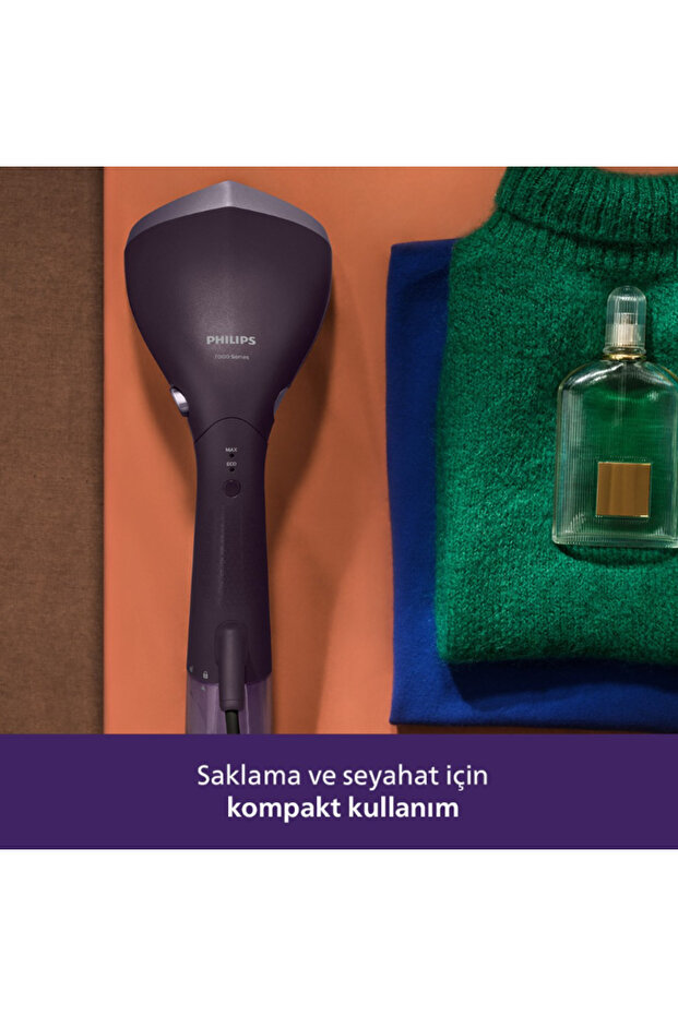 STH7050/30 Buharlı Düzleştirici, 1500 W, Seyahat Ütüsü, 30 Saniyede Hazır - 5