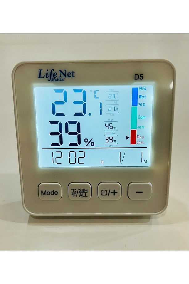 Dijital Termometre Isı Ve Nem Ölçer D5 - 6